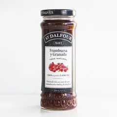 GENERICO - Mermelada de Frambuesa y Granada en frasco St Dalfour 284grs