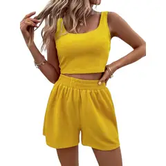 BLWOENS - Conjunto Mujer - Amarillo