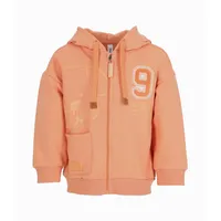 Polerón bebés con cierre naranjo