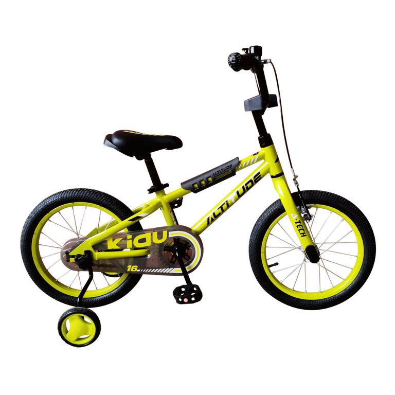 Bicicleta Kidu Boy A16 Amarillo XS