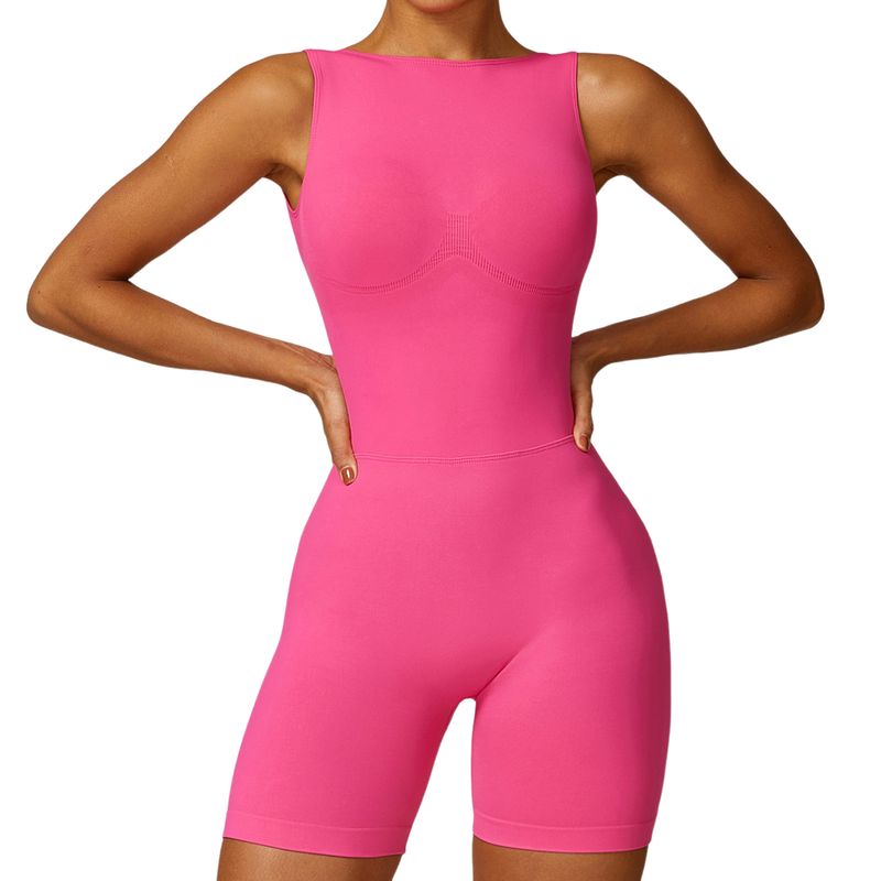 BLWOENS - Mono de yoga para mujer - Rosa