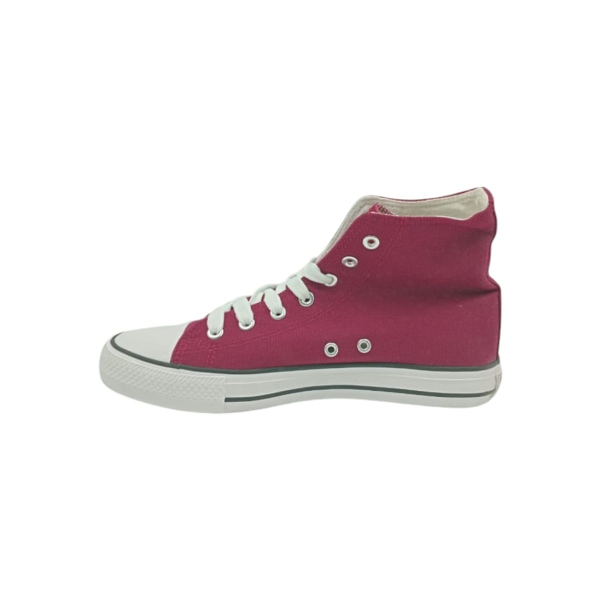 HERIEL - Zapatilla Burdeos Textil Mujer