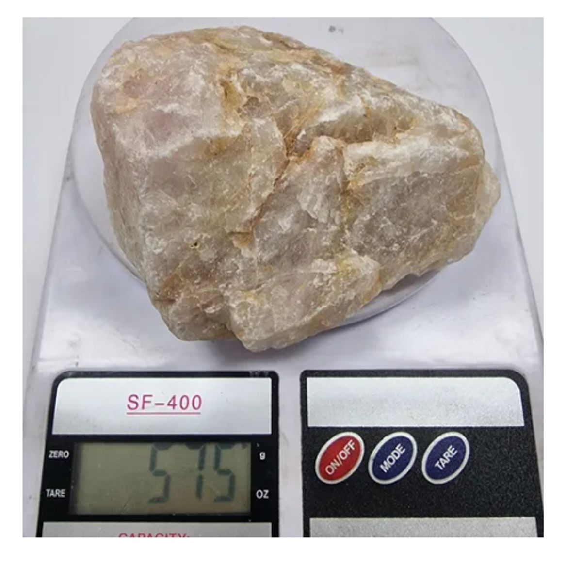 GENERICO - Increíble Roca De Cuarzo Real Natural  TM5.PESO 575 GR