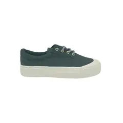 HERIEL - Zapatilla Negra Lona Baja.