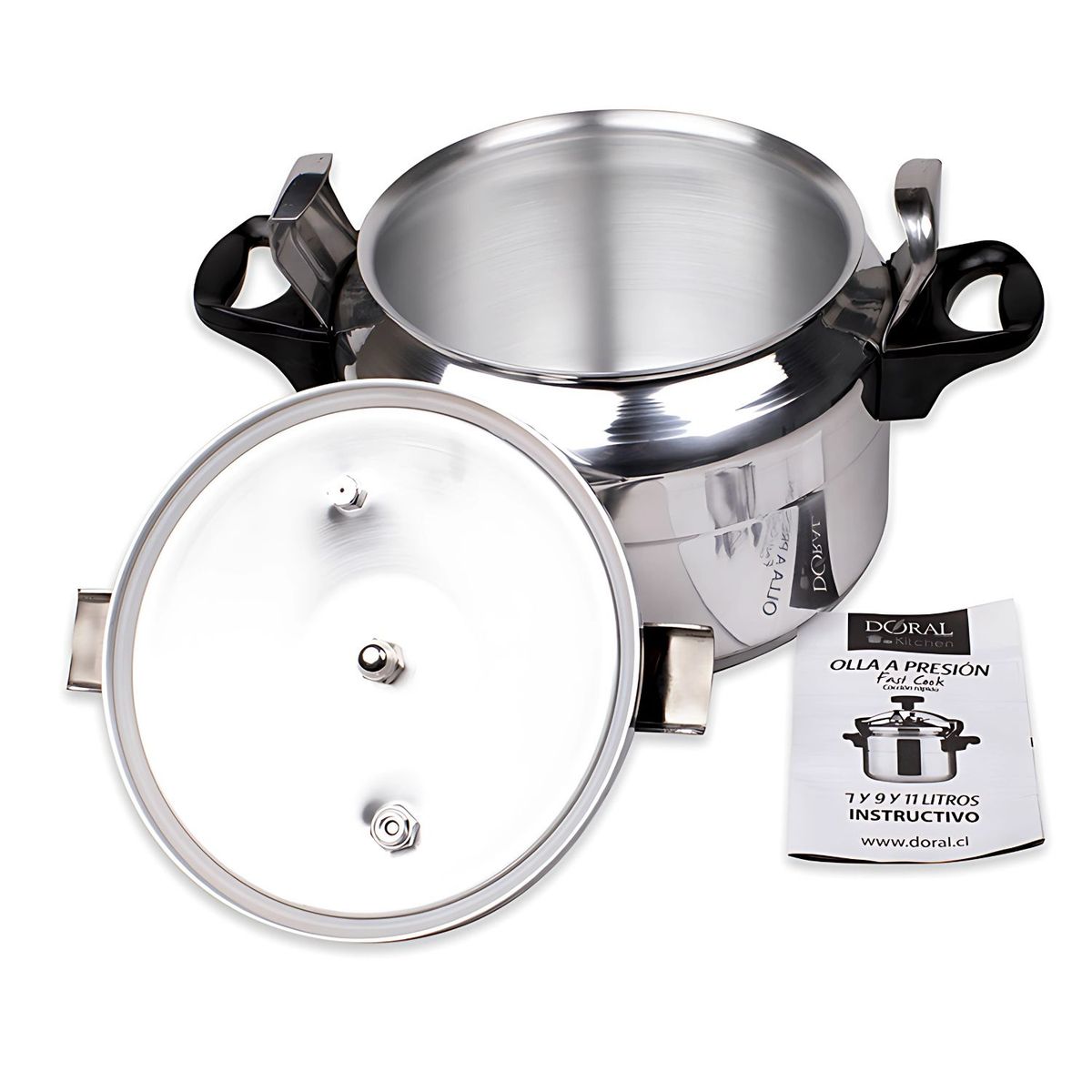 DORAL - Olla A Presión Aluminio 7 Litros Fast Cook - SC