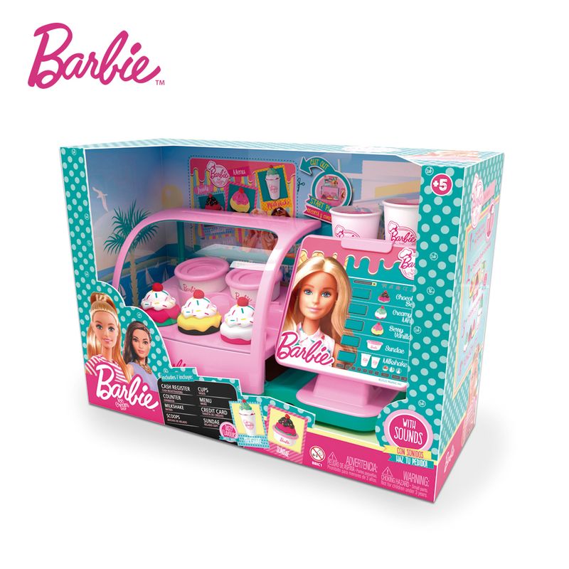 BARBIE - SET DE  BARBIE TIENDA DE HELADOS