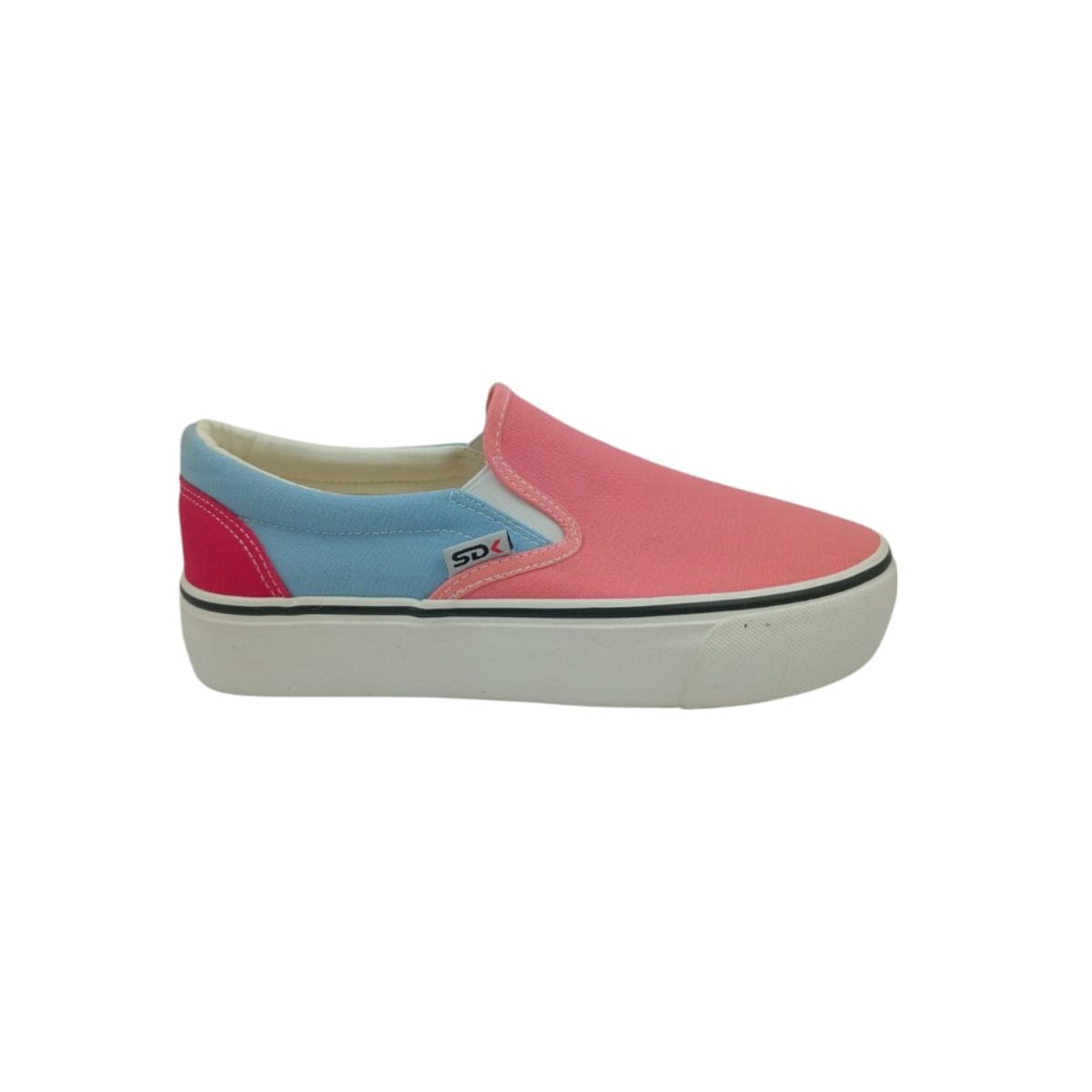 HERIEL - Zapatilla Rosa Slip on Mujer