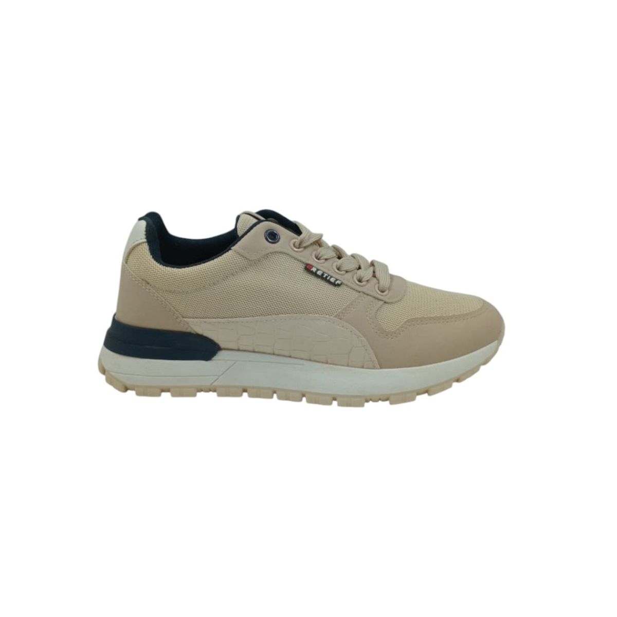 HERIEL - Zapatilla Beige Plataforma Hombre