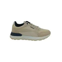 HERIEL - Zapatilla Beige Plataforma Hombre.