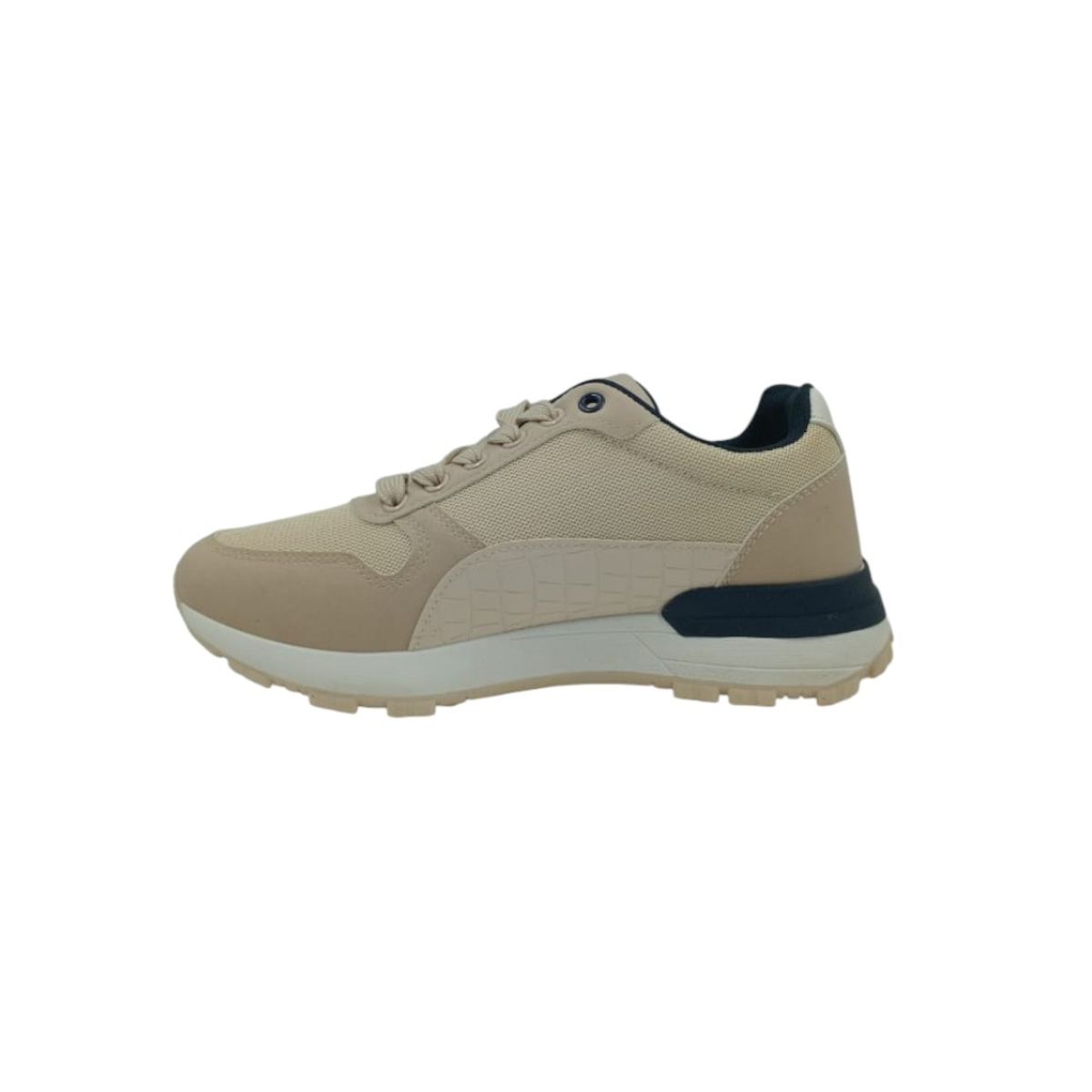 HERIEL - Zapatilla Beige Plataforma Hombre