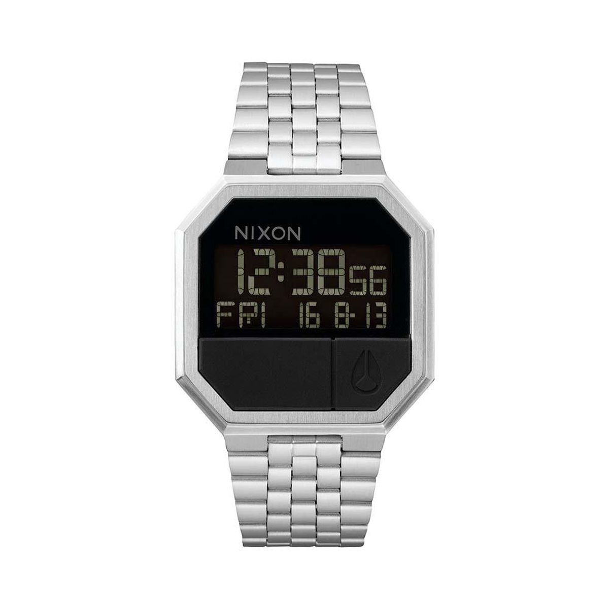 NIXON - Reloj Re-Run M Negro Nixon - Gris