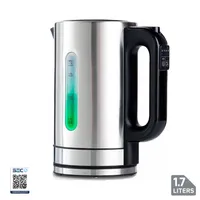 Hervidor de agua electrico 1.7 Lts tetera Jarra
