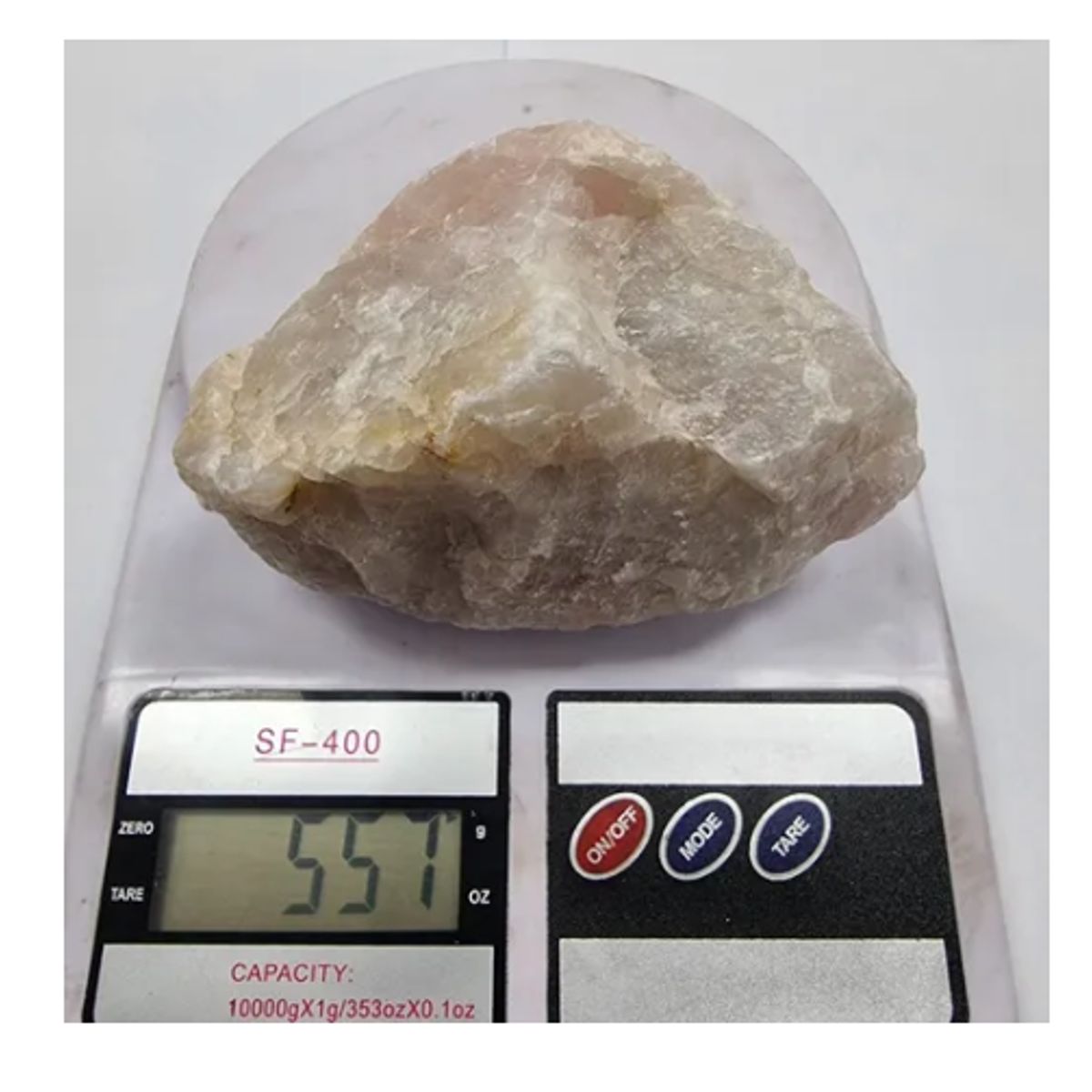 GENERICO - Increíble Roca De Cuarzo Real Natural  TM8.PESO 557 GR
