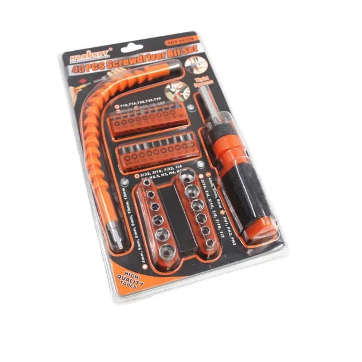 GENERICO - Set De Puntas De Destornillador Herramienta Flexible 43 Pcs