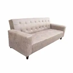 AMERICA DECORA - Sofá Cama Gran Amparo Envejecido Beige - 15 Plazas Resortes