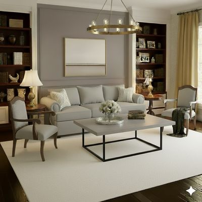 Imagen 2 del producto Living 311 Antonia gris claro Sofa 3 Cuerpos con resortes + 2 Sitiales