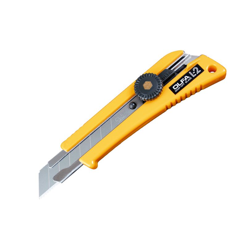 OLFA - Cuchillo Industrial  Antideslizante y Seguro Manual