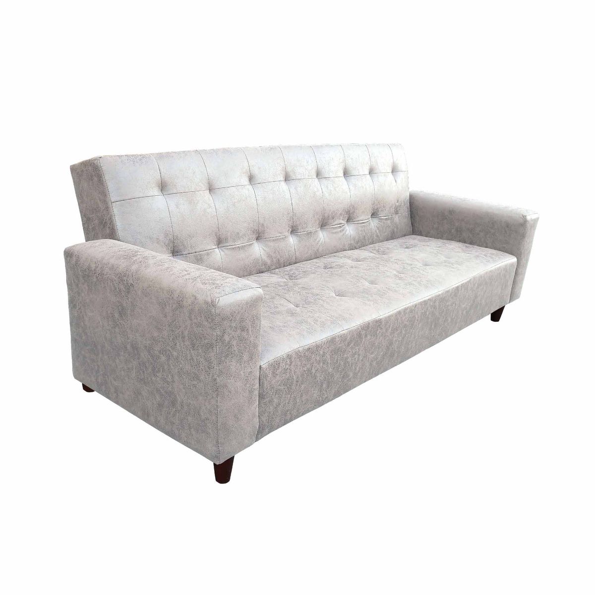 AMERICA DECORA - Sofá Cama Gran Amparo Envejecido Blanco - 1.5 Plazas Resortes