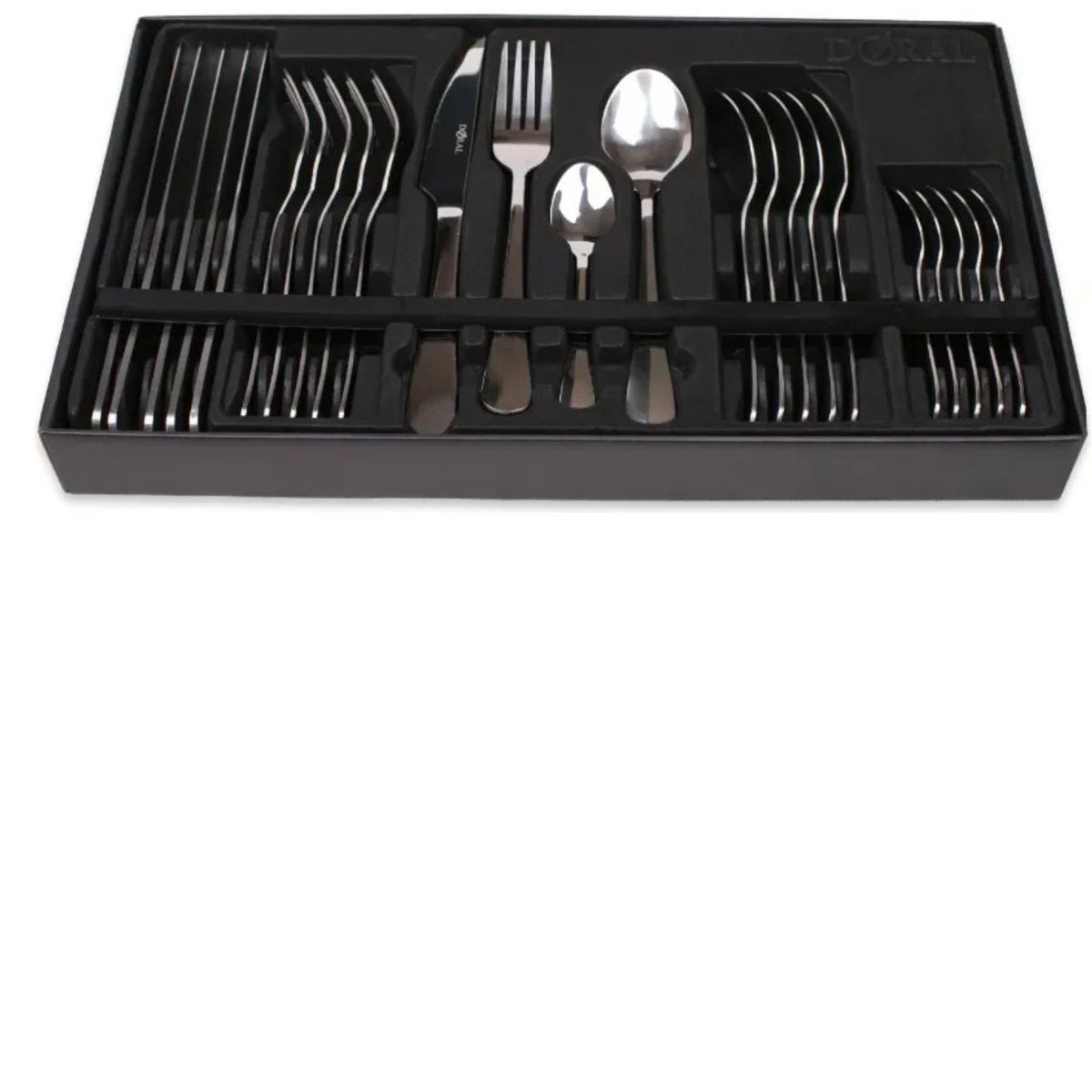 DORAL - Set De Cuchillería Praga 24 Cubiertos Doral 2mm clasicc