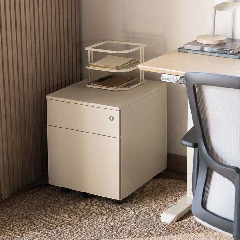 Cajonera Bosten Rodante Beige Amoble
