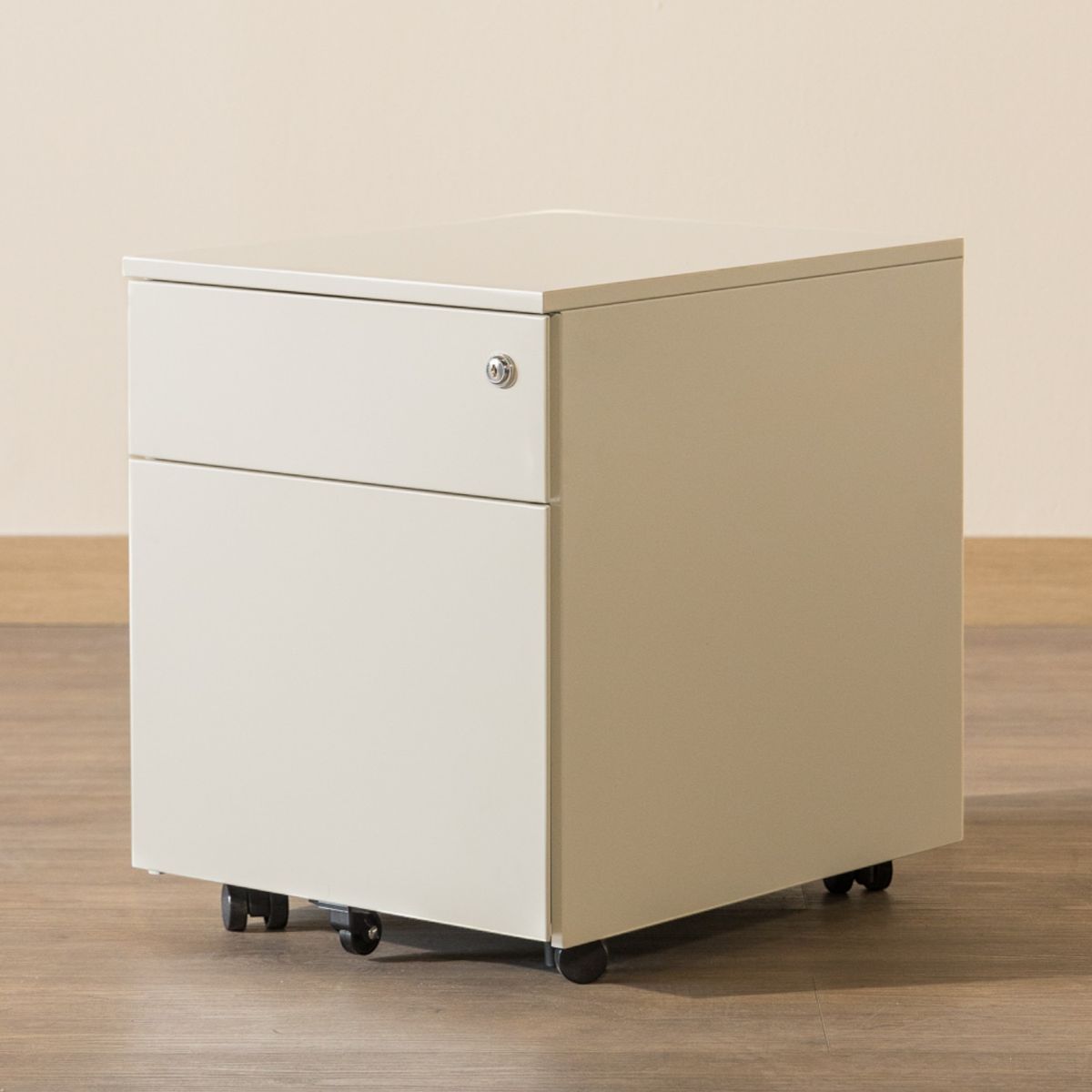 AMOBLE - Cajonera Bosten Rodante Beige Amoblé