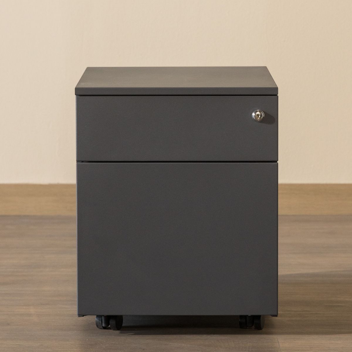 AMOBLE - Cajonera Bosten Rodante Antracita Amoblé