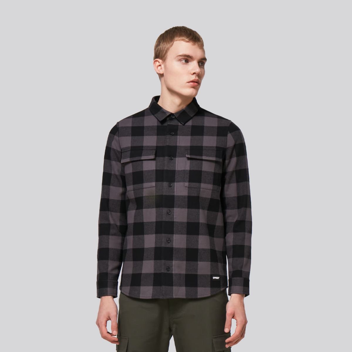 OAKLEY - Camisa Hombre Bear Cozy Oakley Black/Gray Check