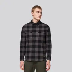 OAKLEY - Camisa Hombre Bear Cozy Black/Gray Check