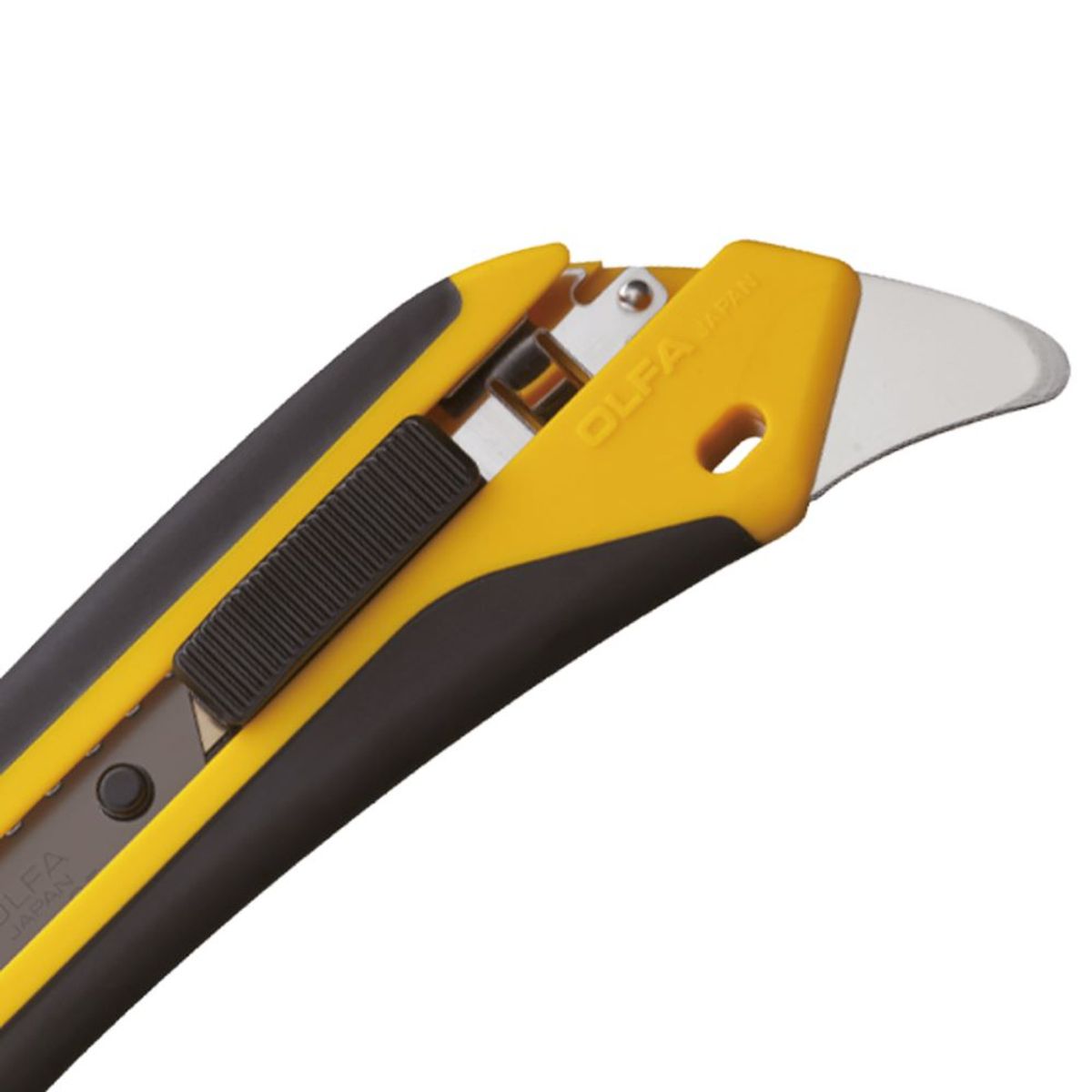 OLFA - Cuchillo Industrial Incrustación Antideslizante Seguro Automático 18 mm.