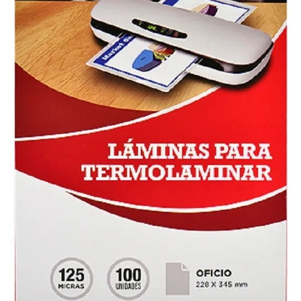 GENERICO - Mica 100 Laminas Termolaminar Oficio 125 Micrones