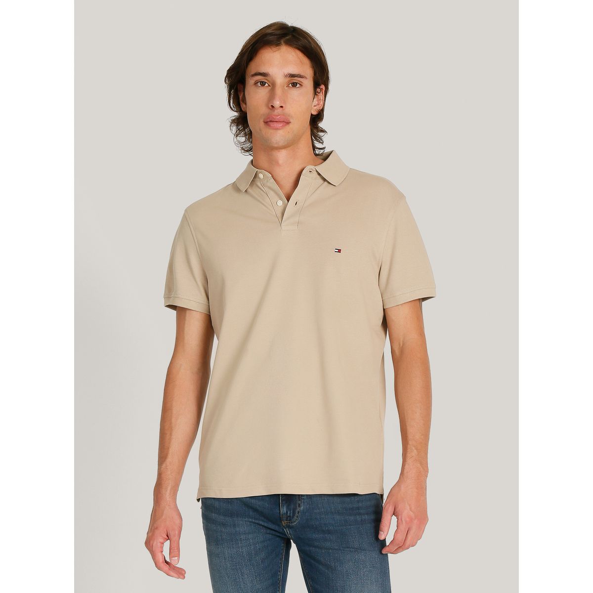 TOMMY HILFIGER - Polo Im 1985 Regular Fit Beige Tommy Hilfiger