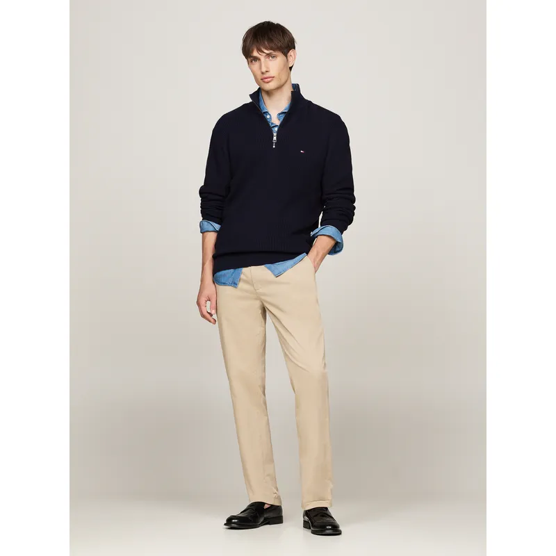 TOMMY HILFIGER - Pantalón Chino Denton Straight Fit Beige Tommy Hilfiger