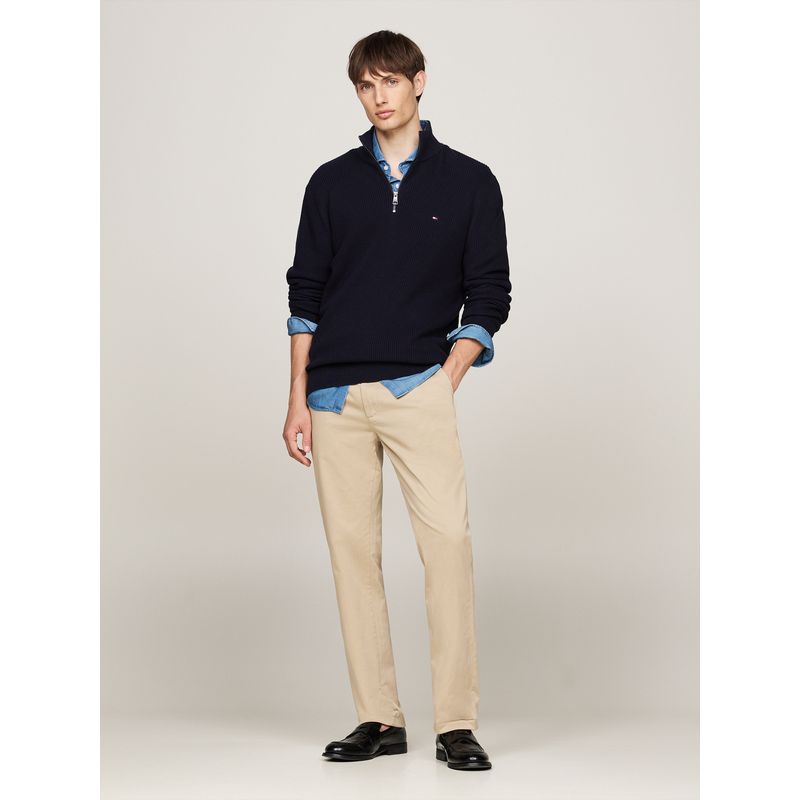 TOMMY HILFIGER - Pantalón Chino Denton Straight Fit Beige Tommy Hilfiger