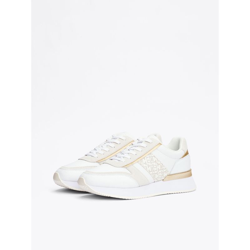 TOMMY HILFIGER - Zapatillas Lux Monogram Blanco Tommy Hilfiger