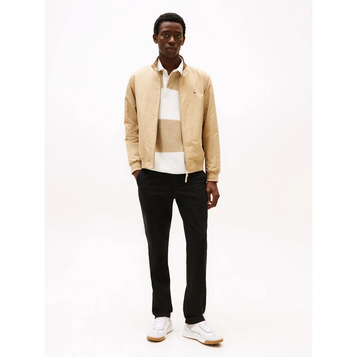 TOMMY HILFIGER - Pantalón Chino Denton Straight Fit Negro Tommy Hilfiger