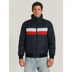 TOMMY HILFIGER - Parka Quilted Ligera Azul