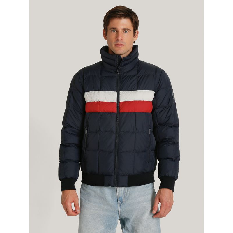 TOMMY HILFIGER - Parka Quilted Ligera Azul Tommy Hilfiger