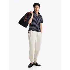TOMMY HILFIGER - Joggers Essential Terry Con Logo Gris