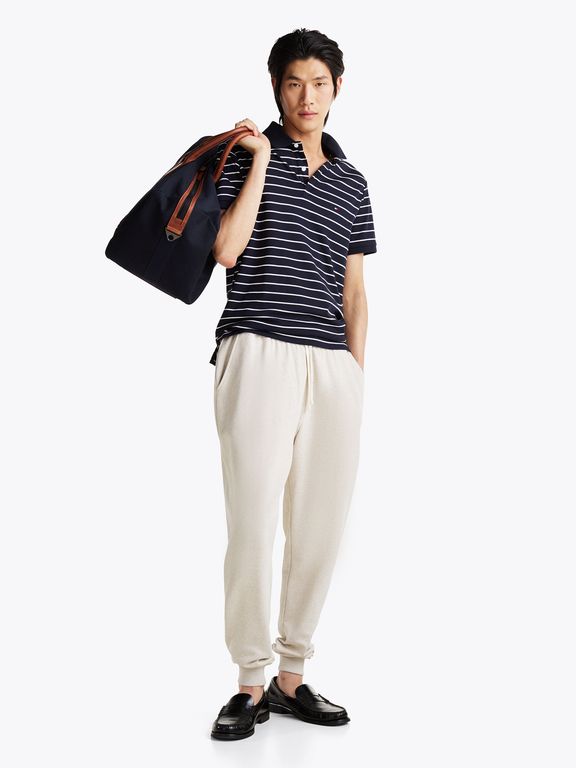 Joggers Essential Terry Con Logo Beige Beige XS