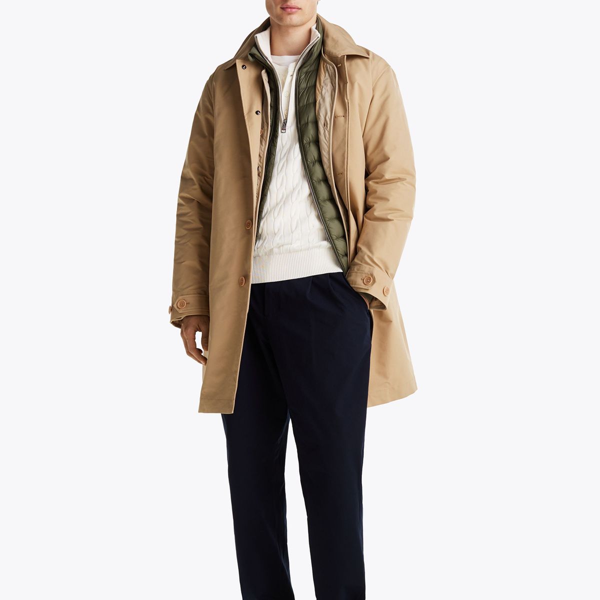 TOMMY HILFIGER - Zapatillas Essential De Cuero Blanco Tommy Hilfiger
