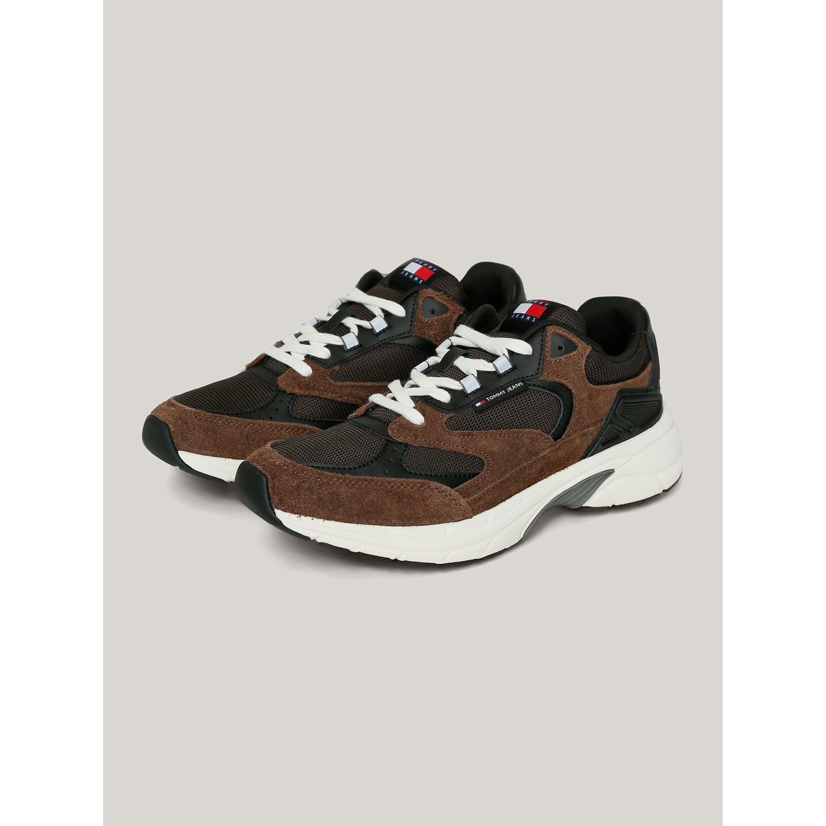 TOMMY HILFIGER - Zapatillas Coney Suede Café Tommy Jeans