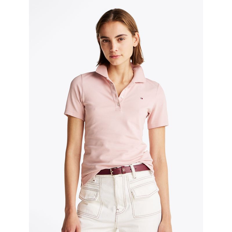 TOMMY HILFIGER - Polo 1985 Collection Slim Fit Rosado Tommy Hilfiger