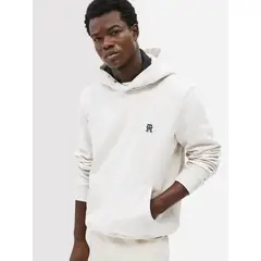 TOMMY HILFIGER - Polerón Hoodie Monograma Th Beige