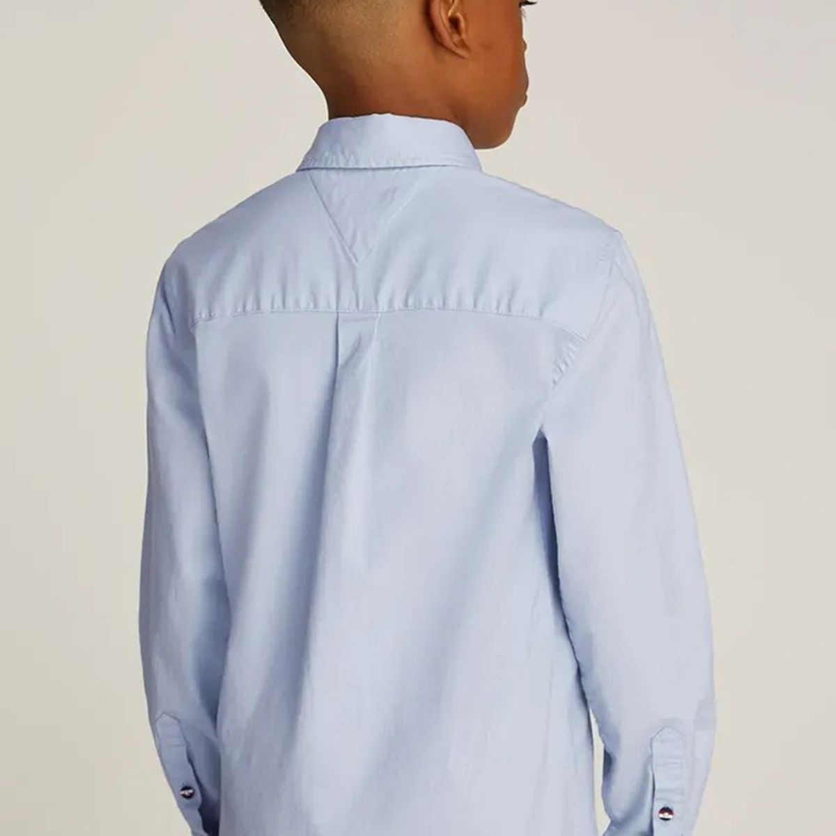 TOMMY HILFIGER - Camisa Essential De Corte Regular Celeste Tommy Hilfiger