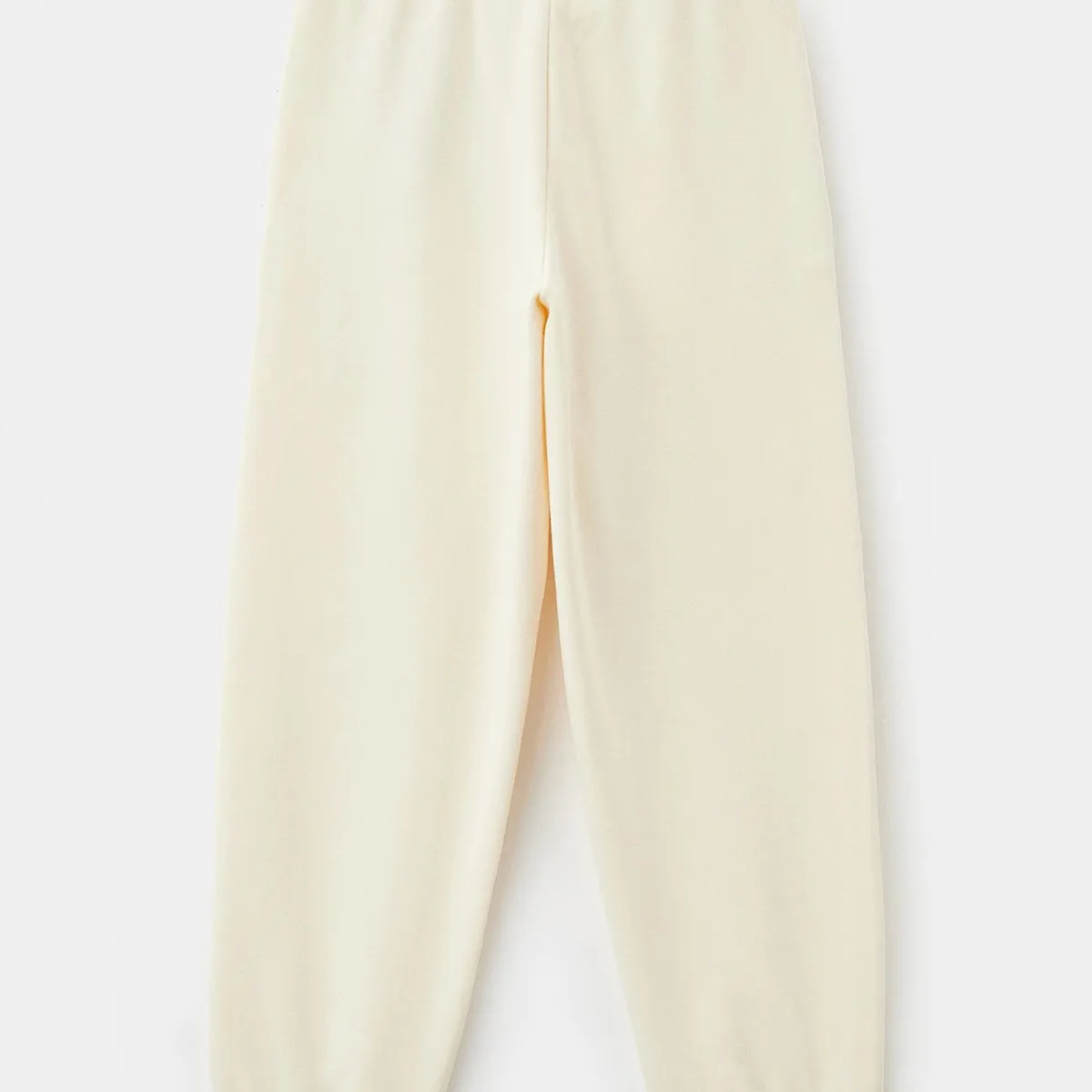TOMMY HILFIGER - Joggers De Niña Relaxed Con Logo Beige Tommy Hilfiger