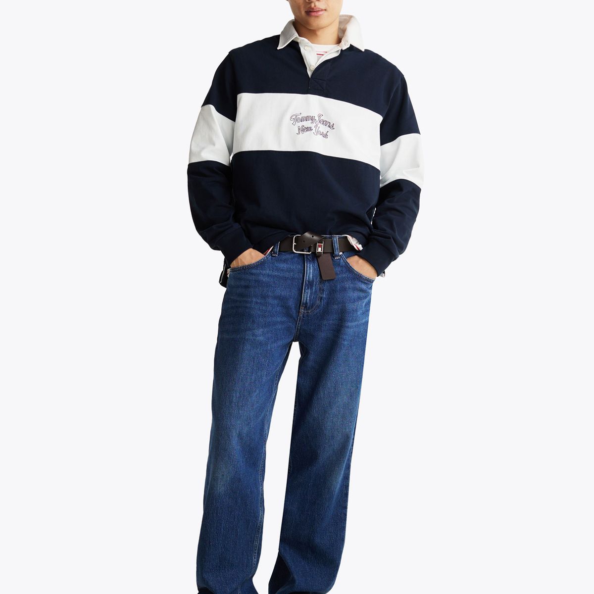 TOMMY HILFIGER - Zapatillas Coney Suede Azul Tommy Jeans