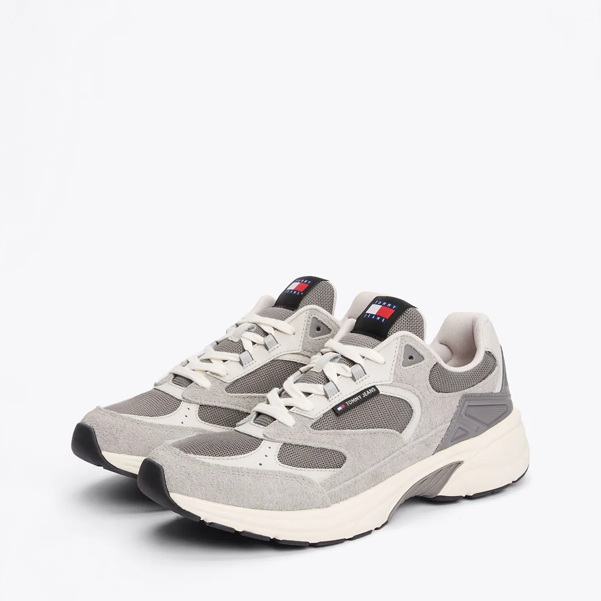 TOMMY HILFIGER - Zapatillas Coney Suede Gris Tommy Jeans