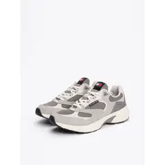 TOMMY HILFIGER - Zapatillas Coney Suede Gris Tommy Jeans