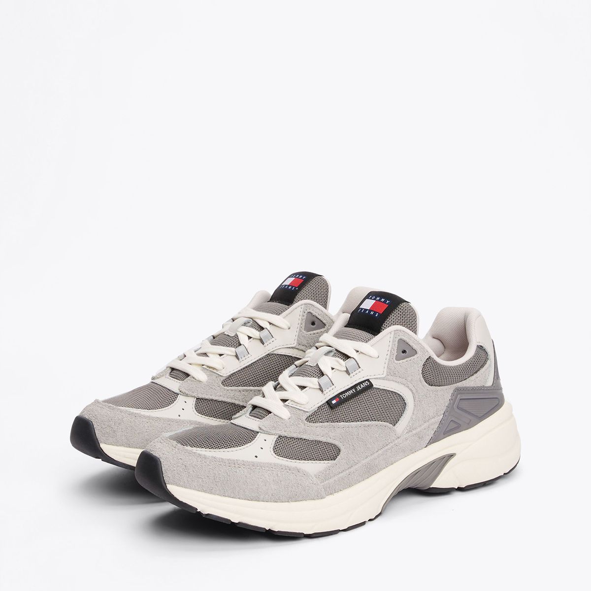 TOMMY HILFIGER - Zapatillas Coney Suede Gris Tommy Jeans