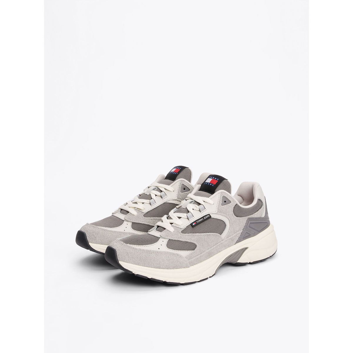 TOMMY HILFIGER - Zapatillas Coney Suede Gris Tommy Jeans